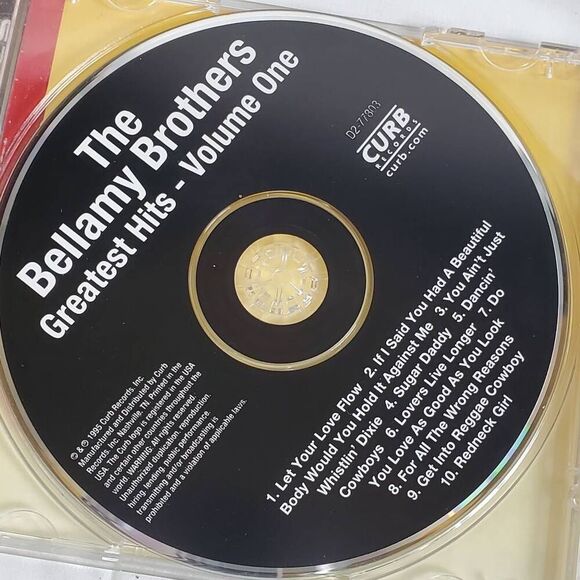 The Bellamy Brothers Greatest Hits CD Volume 1 Country Pop - Picture 3 of 5